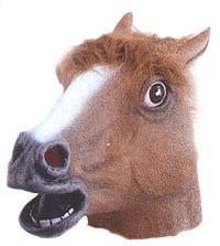 Imagen 2 de Brown Horse Mask (struts-5199) (máscara/ careta)