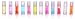 SHANY 12pc Fruity Lip Gloss set - Mini bottles with Vitamin E