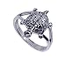 .925 Sterling Silver Turtle Band Ring Size 5 to 10