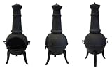 Primrose Santa Lucia Cast Iron Large Chimenea (Black)