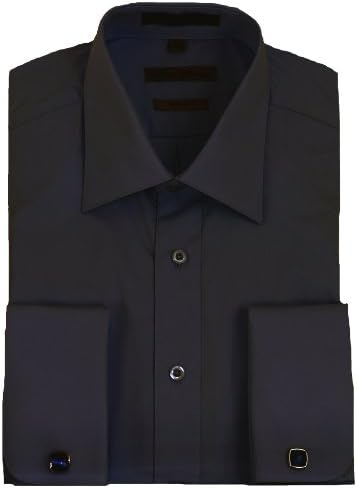 Black French Cuff Dress Shirt (Cufflinks Included) (17 - 34/35)