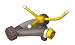 LR Nelson Metal Three-Arm Square Pattern Spray Whirling Sprinkler on Rezimar Wheel Base #50240