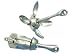 Galvanised Folding Kayak Anchor Jet Ski 0.7kgs