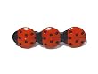 Three Ladybugs Barette - (Child)
