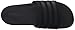 adidas Men's Adilette Comfort Slides Sandals, Core Black/Core Black, 9