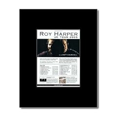 ROY HARPER UK Tour 2005 254x202mm Matted Music Print/Mini Poster - Black