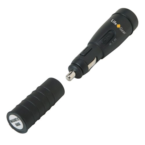 Life Gear AUTOLIGHTCL AutoLight CL Car Flashlight, Black