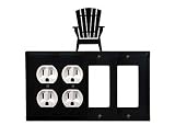 Adirondack - Double Outlet, Double GFI Electric Cover