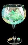 Holiday Forest Design - Hand Painted - Grande Goblet - 17.5 oz.