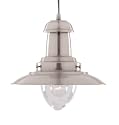Fishermans Lantern Satin Silver 1X100 Watt Lamp