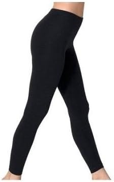 Julia Fashion Fleece Lined Footless Tights in Black
