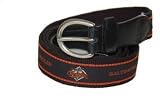 The Mark Adult Canvas Material MLB Baltimore Orioles Belt w/Buckle Closure - (Different Sizes), 30