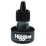 Higgins Waterproof Black India Ink, 1 oz. Dispenser