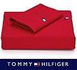 Tommy Hilfiger Sheet Set, Twin, Cardinal Red
