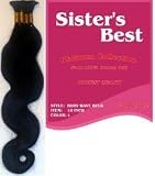 Sister's Best Human Braiding Hair Body Wave 18 inch - Color F1B-33 - Off Black with Dark Auburn