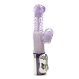 Vibrating Japanese Sex Toys Purple Phthalate Free Tingler Rabbit Vibrator