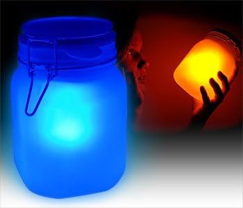 Prodeals ® Solar Sun Jar Night Light Yellow/Blue Soft light For Your Beautiful Night