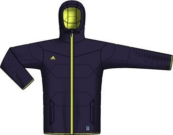 Adidas Herren Jacke PRE UCL DOWN, noble ink s10/electricity, L, O59914
