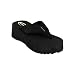 SODA Platform Flip Flop Sandal Black