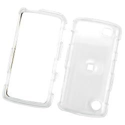 LG Chocolate Touch VX8575 (Verizon) Snap On Protector Hard Case Transparent Cover Clear