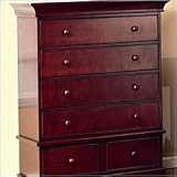 Sorelle Hampton 5-Drawer Chest - Cherry