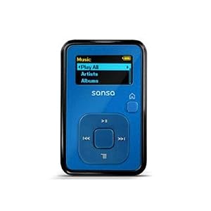 SanDisk Sansa Clip+ 4 GB MP3 Player (Blue)