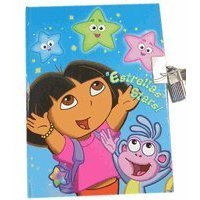 Dora the Explorer & Boots Diary with lock : Estrellas !