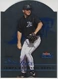 Brian Stokes Tampa Bay Devil Rays 2003 Fleer Mystique Blue Die Cuts Rookie Baseball Card,