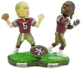 San Francisco 49Ers Garcia & Owens Forever Collectibles Bobble Mates