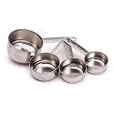 Kitchen Craft Measuring Cup Set, Stainless Steel 4 Piece