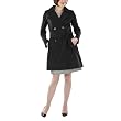 Mossimo® Black: Volume Back Trench Coat - Ebony