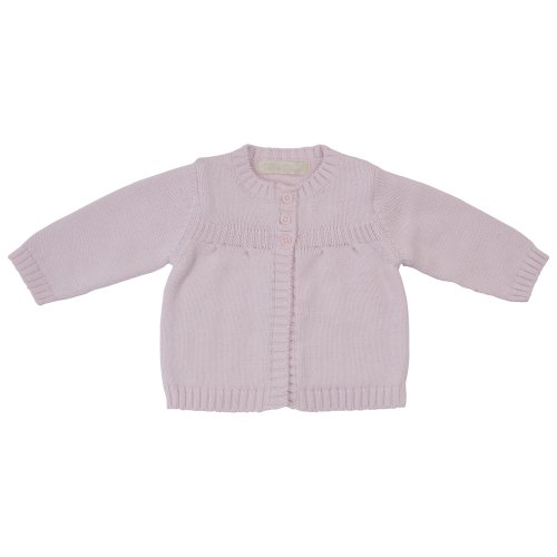 Toffee Moon Baby Matinee Cardigan Pale Pink - Pink