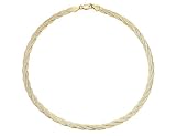 Braided Necklace in Yellow Gold