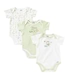 Gerber 3 pk Organic Onesies- Green