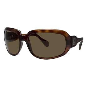 FENDI FS410 215 DARK BROWN PLASTIC SUNGLASSES