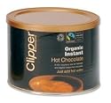 Clipper Fairtrade organic instant hot chocolate, 1kg, TIN