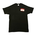 The Princess Bride Hello My Name Is Inigo Montoya Badge Black T-Shirt Tee