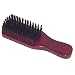 * 100% Pure Bristle are 3/4" Long * 8-Row, Soft club style brush * Wooden handle * Brush section 3-1/2" with Overall Brush Length 7" * Color: Cranberry * Individually package * Made in China