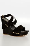 Ash Shoes The Carla Wedge in Black,Shoes for Women