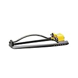 Nelson Turbo-Heart Oscillating Sprinkler with 3,500 Square-Foot Coverage, Yellow and Gray 1340