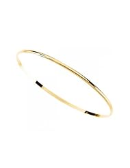 Half Round Bangle Bracelet in 14K Yellow
