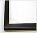 20x32 - 20 x 32 Walnut Flat Solid Wood Frame with UV Framer's Acrylic & Foam Board Backing - Great For a Photo, Poster, Painting, Document, or Mirror