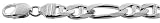 26 Sterling Silver 3/8 (9 mm) Thick figarucci Chain, NICKEL FREE