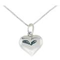 Sterling Silver Puffed Heart Pendant