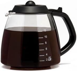 GL312BL Universal 12-cup Millennium Style Glass Replacement Carafe