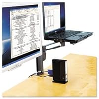 Column Mount Notebook-Monitor Dual Arm w/SmartFit System