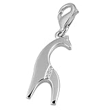 Goldmaid Damen-Anh&Atilde;&curren;nger Giraffe 925 Sterlingsilber 1 Zirkonia Ch A5179S