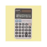 EL344G Portable Pocket Solar Calculator with Metric Converter, 8 Digit Display (SHREL344GB) Category: Non-Printing