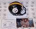 Joe Greene Autographed Pittsburgh Steelers Mini Football Helmet with Inscription