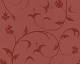 Livingwalls 5671-30 Tapete, florales Muster, rot